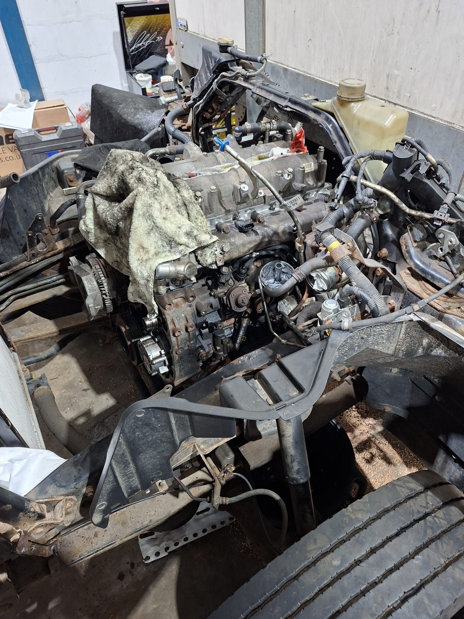 Engine repair and diagnostics work in the Wattlight workshop